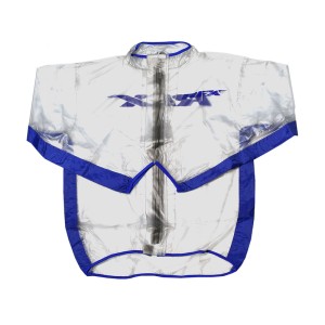 Chaqueta impermeable RFX Sport (transparente/azul), talla adulto M