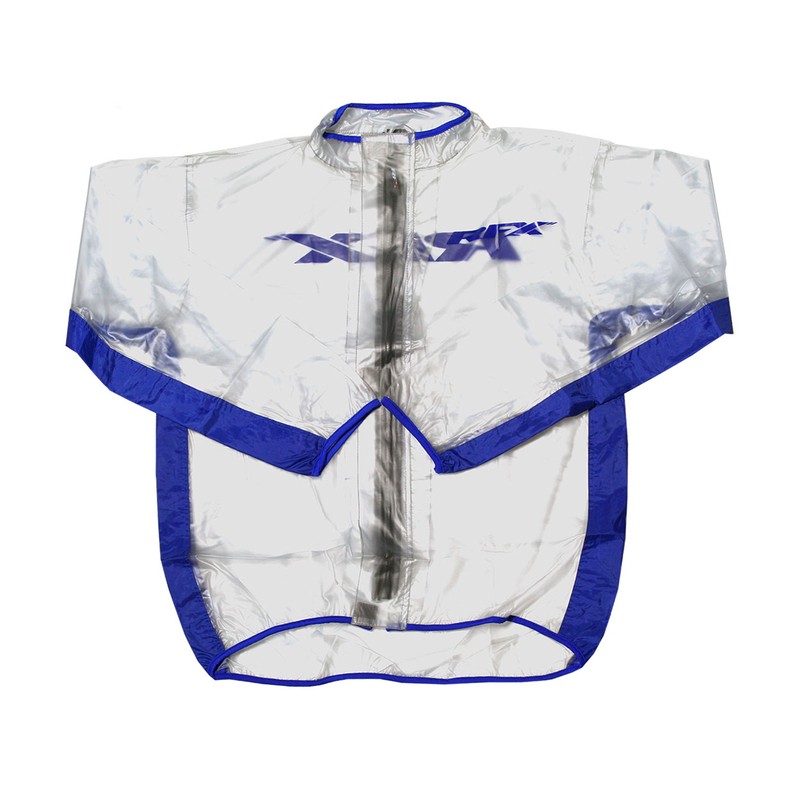 Chaqueta impermeable RFX Sport (transparente/azul), talla adulto M