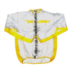 Chaqueta impermeable RFX Sport (transparente/amarillo), talla adulto M