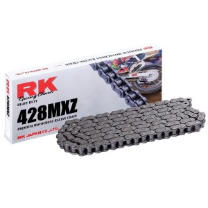 Cadena RK 428MXZ con 118 eslabones negro
