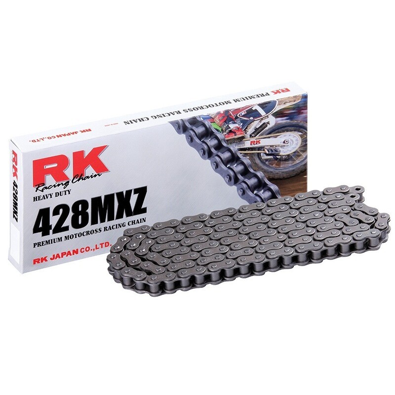 Cadena RK 428MXZ con 122 eslabones negro