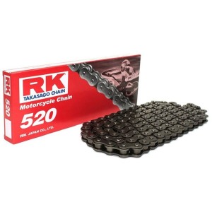 Cadena RK 520M con 128 eslabones negro
