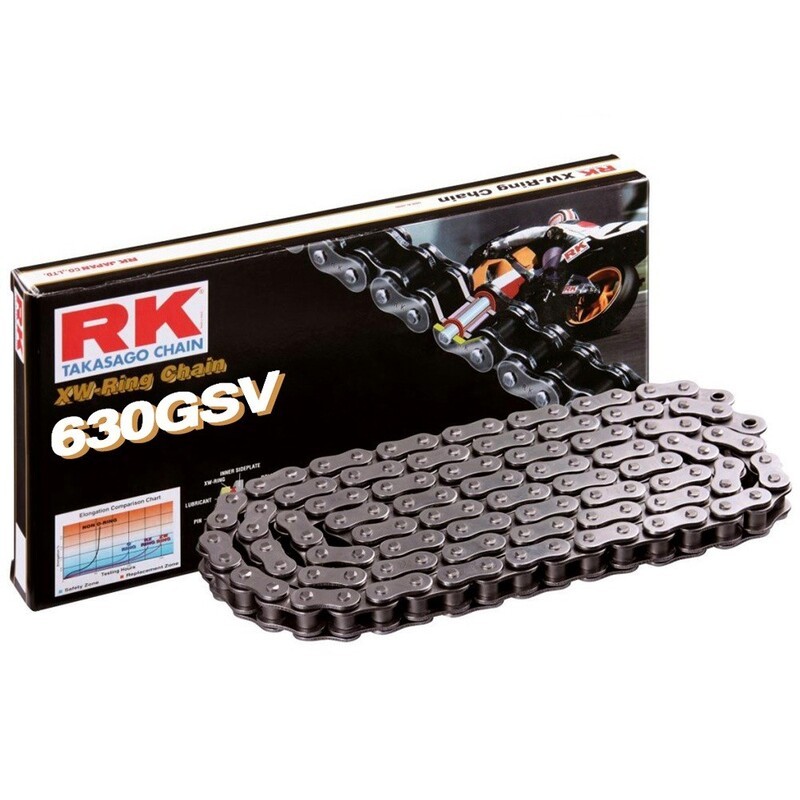 Cadena RK 630GSV con 94 eslabones negro