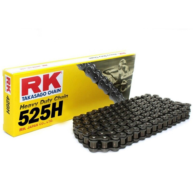 Cadena RK 525H con 118 eslabones negro