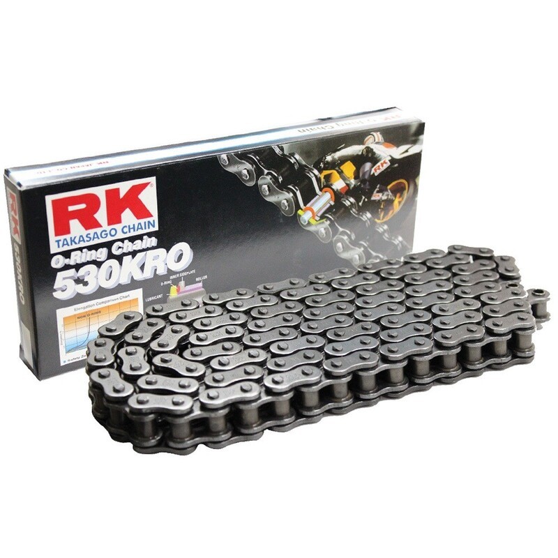 Cadena RK 530KRO con 116 eslabones negro