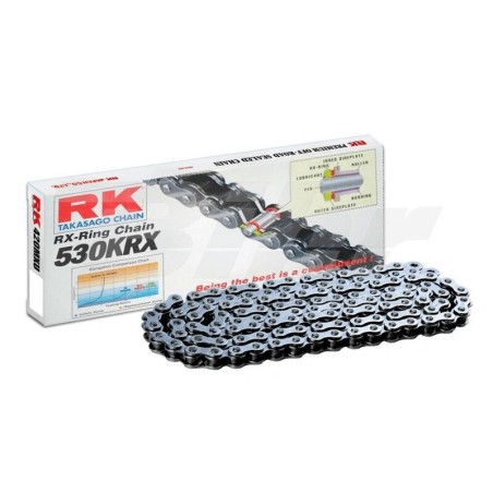 Cadena RK 530KRX con 118 eslabones negro