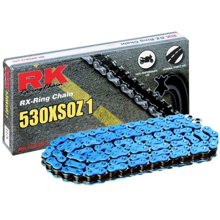 Cadena RK FB530XSOZ1 con 120 eslabones azul