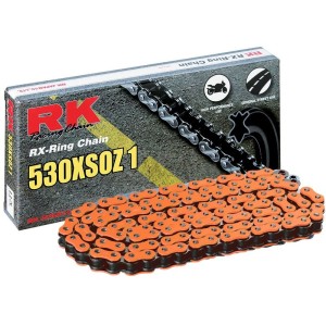 Cadena RK FO530XSOZ1 con 120 eslabones naranja
