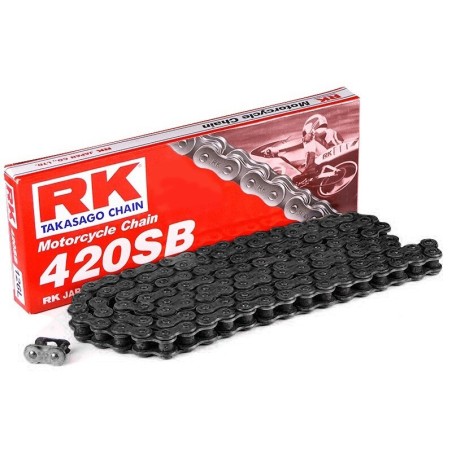 Cadena RK 420SB con 132 eslabones negro