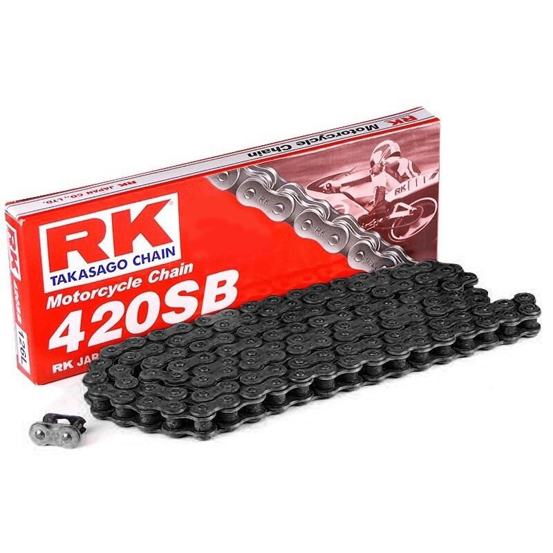 Cadena RK 420SB con 134 eslabones negro