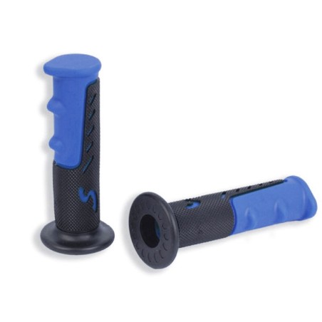 Par puños ciclomotor negro-azul V PARTS