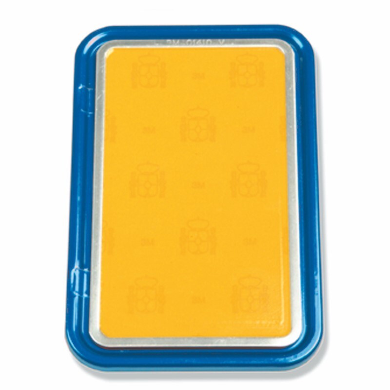 Placa porta matricula scooter azul V PARTS