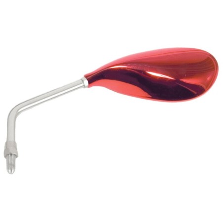 Juego de retrovisores universales V PARTS M8 x 125 rojo