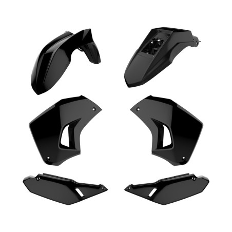 Kit de plástica POLISPORT negro - Kawasaki KLR650
