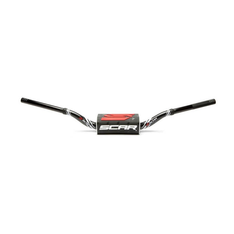 Manillar SCAR O² Color RC High Mini 65/85 Ø28,6mm - Negro / Protect...