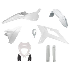 Kit de plástica RACETECH (6 piezas) - Blanco