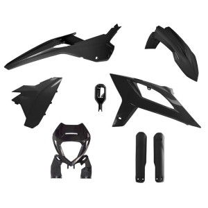 Kit de plástica RACETECH (6 piezas) - Negro