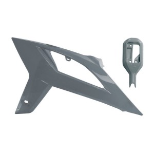 Portanúmeros delantero RACETECH - gris