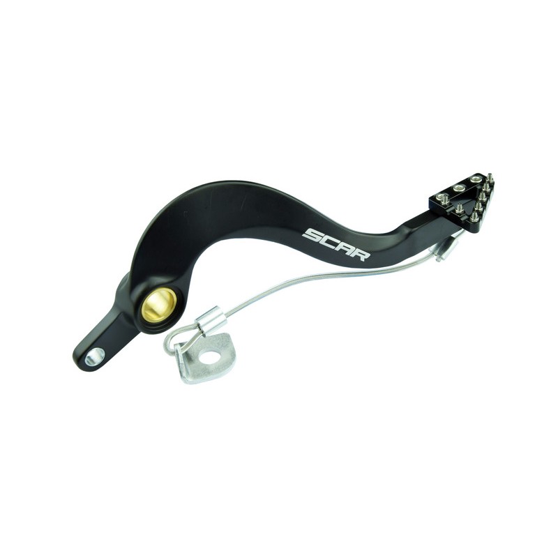Pedal de freno trasero SCAR - Negro