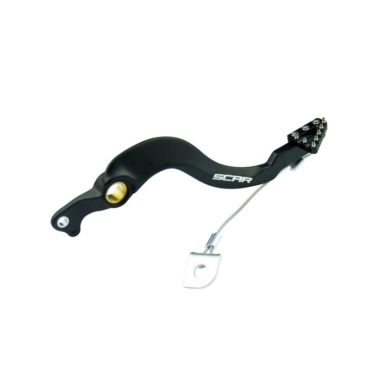 Pedal de freno trasero SCAR - Negro