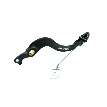 Pedal de freno trasero SCAR - Negro