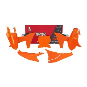 Kit de plástica RACETECH (6 piezas) - Naranja