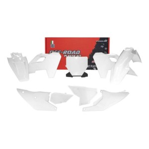 Kit de plástica RACETECH (7 piezas) - Blanco