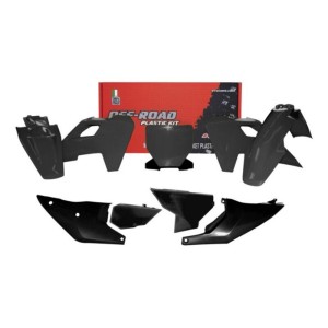 Kit de plástica RACETECH (7 piezas) - Negro