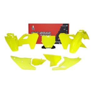 Kit de plástica RACETECH (7 piezas) - Amarillo