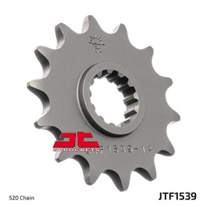 Piñón con goma anti-ruido JT SPROCKETS acero 1539 - 520
