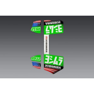 Juego de adhesivos YOSHIMURA RS-12 - Verde