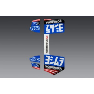 Juego de adhesivos YOSHIMURA RS-12 - Azul