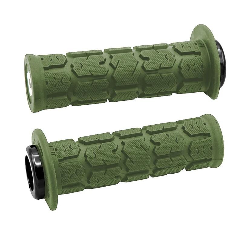 Puños ODI Roque 2.1 Lock-On 125mm Quad / Moto de agua - Army Green ...