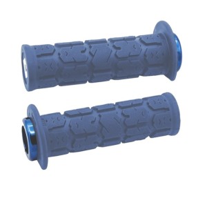 Puños ODI Roque 2.1 Lock-On 125mm Quad / Moto de agua - Azul oscuro...