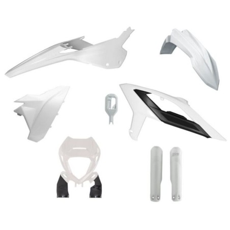 Kit de plástica RACETECH (6 piezas ) - Blanco