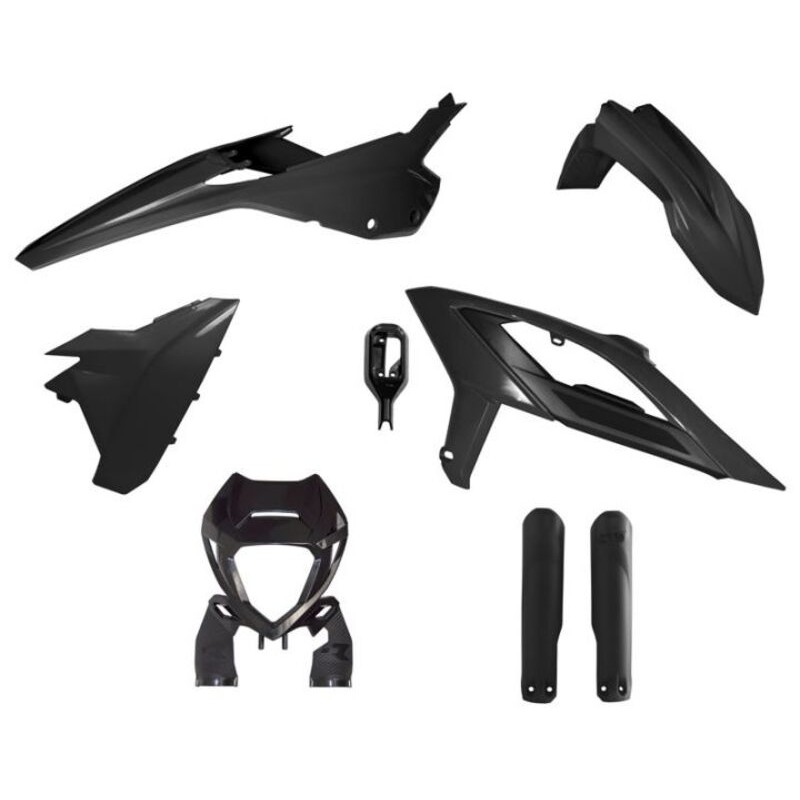 Kit de plástica RACETECH (6 piezas ) - Negro