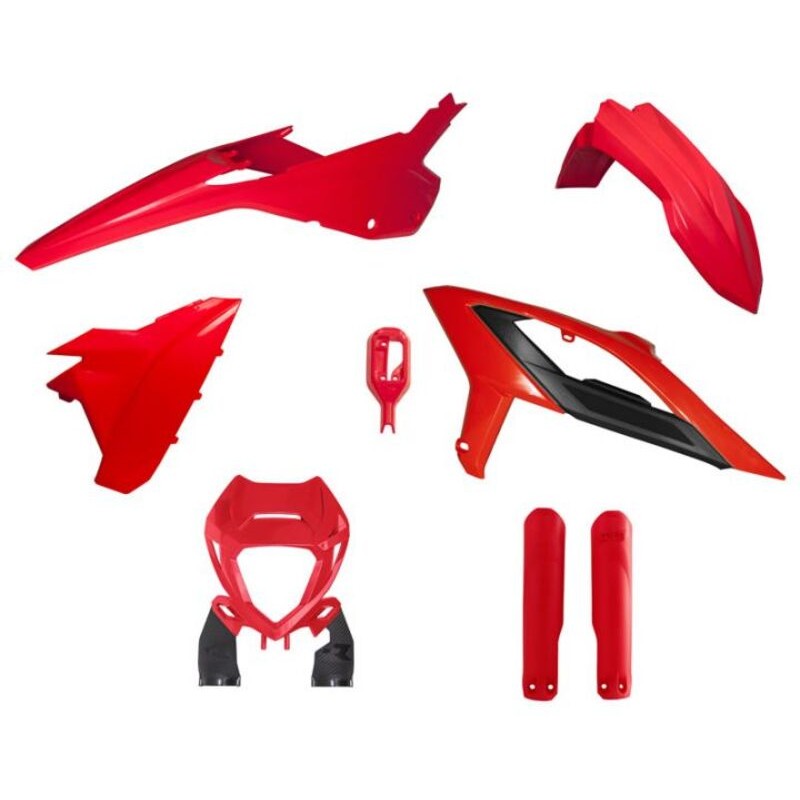 Kit de plástica RACETECH (6 piezas ) - Rojo