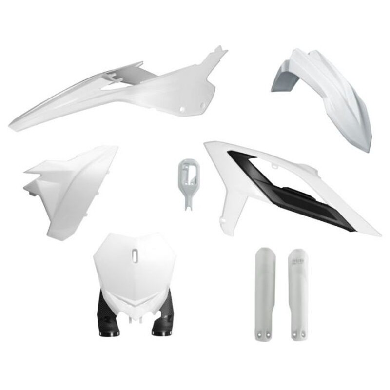 Kit de plástica RACETECH (6 piezas ) - Blanco