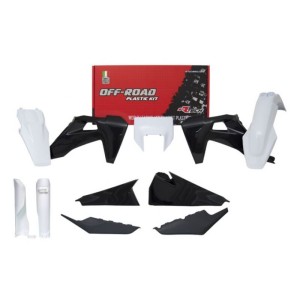Kit de plástica RACETECH (7 piezas ) - Negro