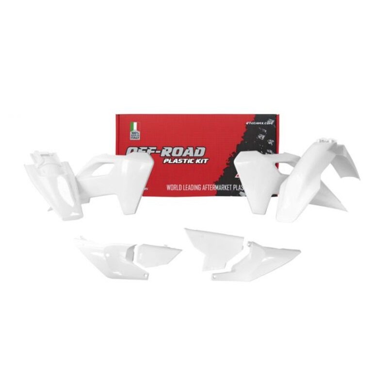 Kit de plástica RACETECH (6 piezas) - Blanco