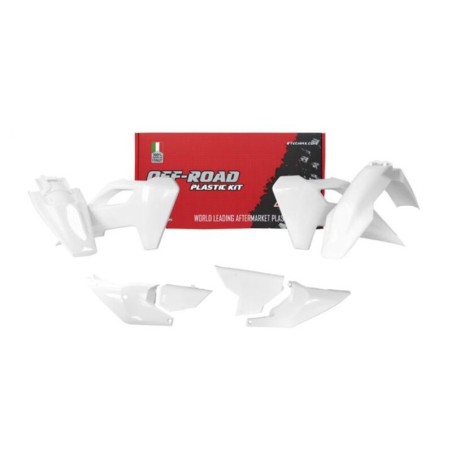 Kit de plástica RACETECH (6 piezas) - Blanco