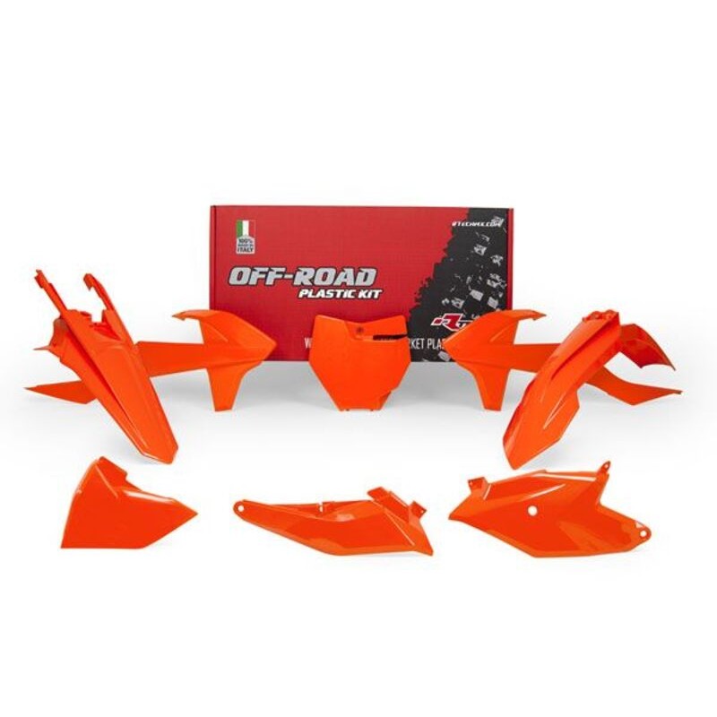 Kit de plástica RACETECH (6 piezas ) - Naranja