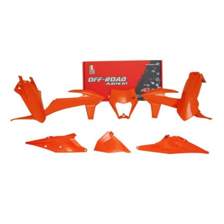 Kit de plástica RACETECH (6 piezas ) - Naranja