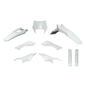 Kit de plástica RACETECH (6 piezas) - Blanco