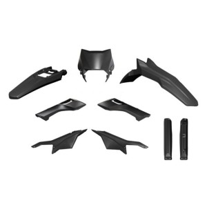 Kit de plástica RACETECH (6 piezas) - Negro