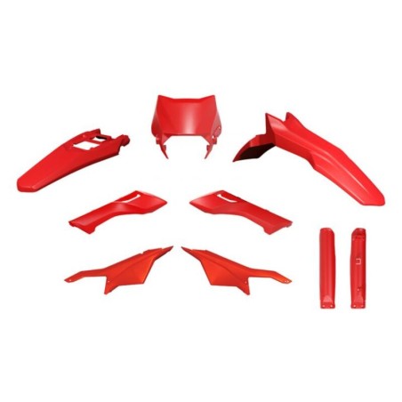 Kit de plástica RACETECH (6 piezas) - Rojo