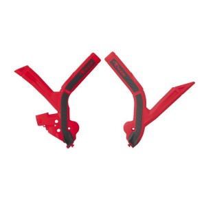 Protectores de chasis RACTECH Bimaterial - Rojo / Negro
