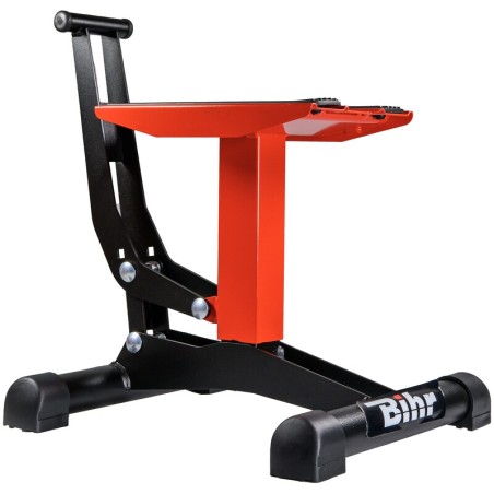 Caballete elevable RFX Pro Xtreme de un solo pilar H - Rojo