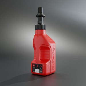 Garrafa de gasolina TUFF JUG rojo con tapón Ripper G3 - 1,25G/5L