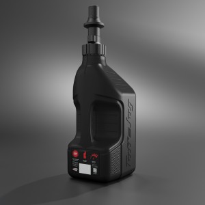 Garrafa de gasolina TUFF JUG negro con tapón Ripper G3 - 2,5G/10L